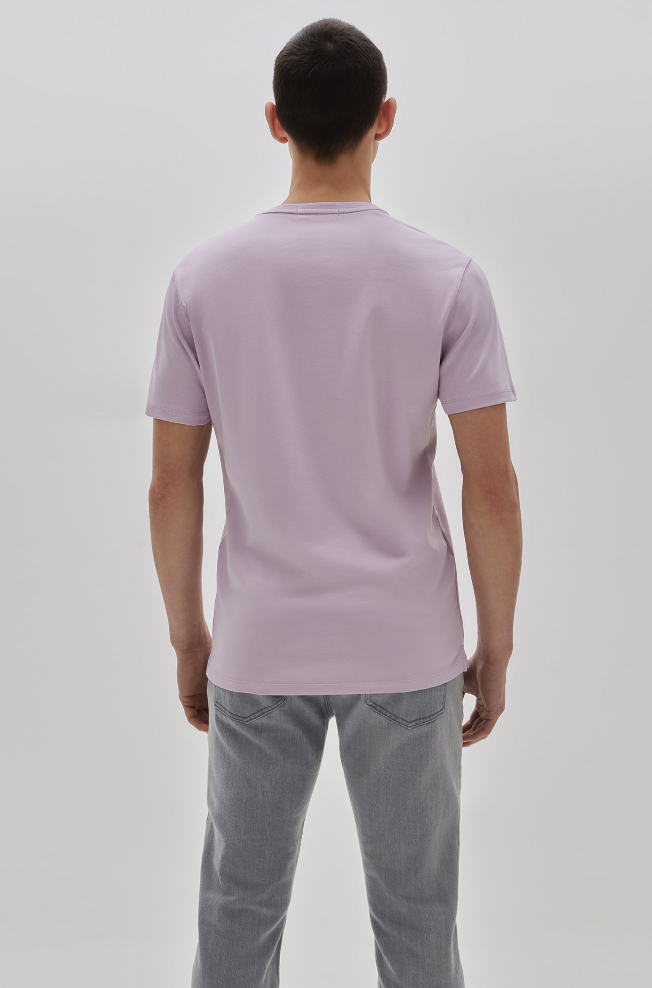 T-Shirt col v pour homme par Robert Barakett | 23336V/Georgia Rose Clair/Light Pink| Machemise.ca, vêtements mode pour hommes