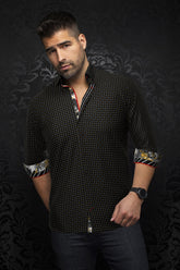 Chemise manches longues pour homme par Au Noir | ARLO Noir Or | Machemise.ca, inventaire complet de la marque Au Noir