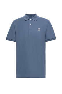 Polo pour homme par Psycho Bunny | Classic/B6K001E200 Indigo  | Machemise.ca, inventaire complet de la marque Au Noir