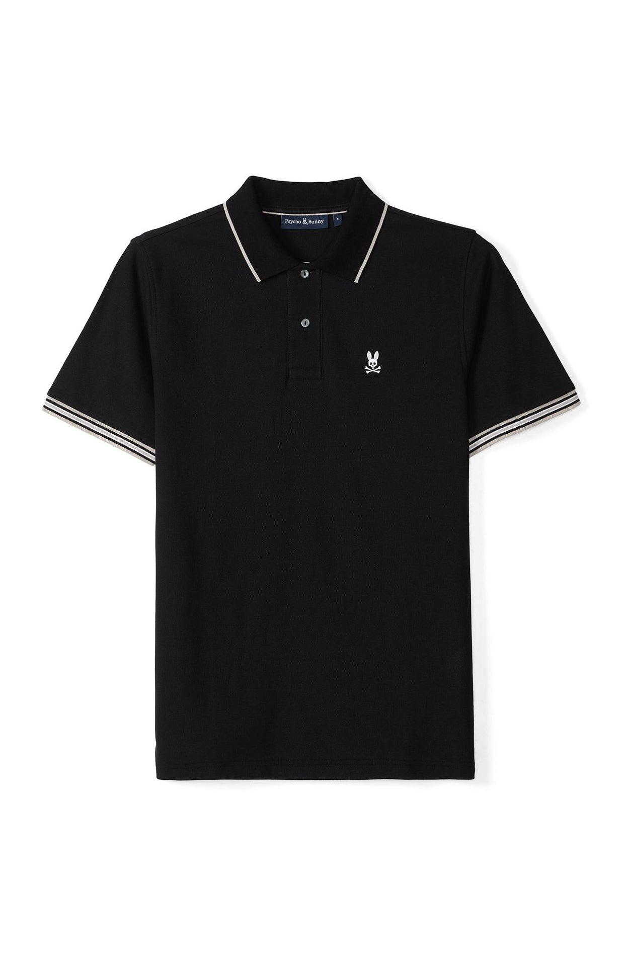 Polo pour homme par Psycho Bunny | Cambridge B6K500D200 Noir | Machemise.ca, vêtements mode pour hommes