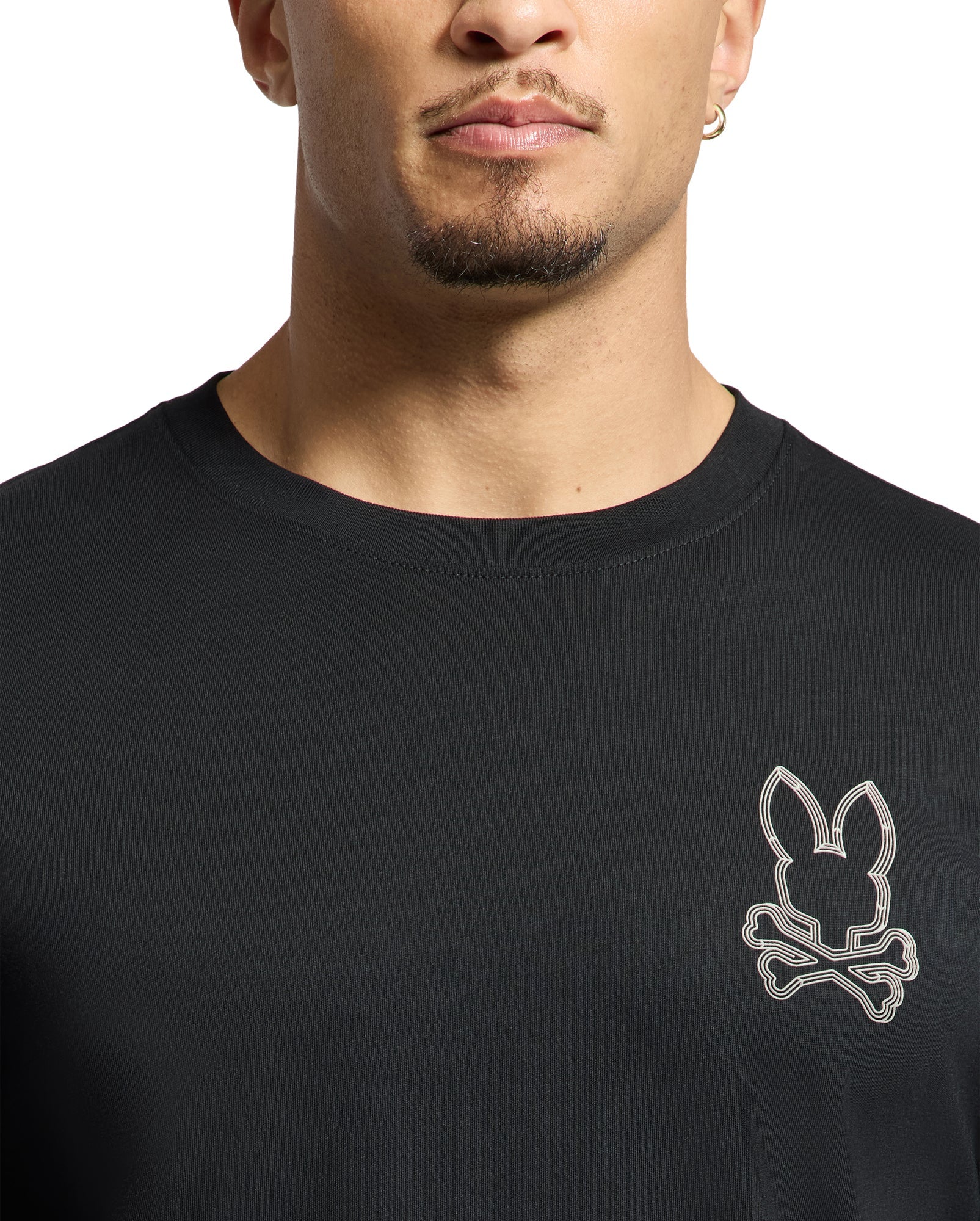 Chandail manches longues pour homme par Psycho Bunny | Monarch/B6T217E200 Noir | Machemise.ca, inventaire complet de la marque Au Noir