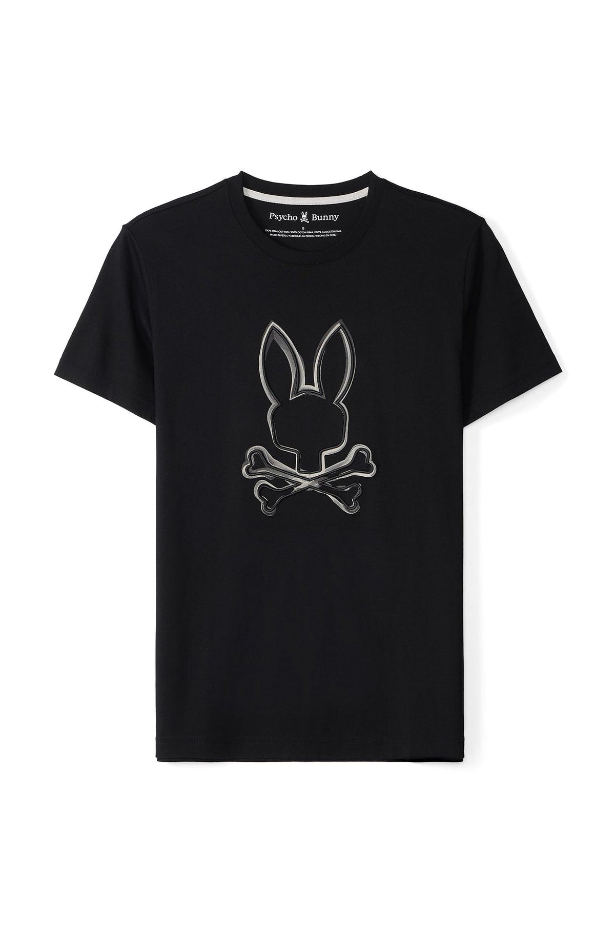 T-Shirt pour homme par Psycho Bunny | Vincent B6U713D200 Noir | Machemise.ca, vêtements mode pour hommes