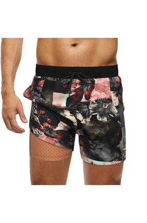 Short maillot de bain assortie pour homme par Au Noir | LACOURT-B Gris | Machemise.ca, inventaire complet de la marque Au Noir