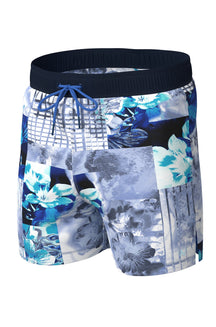 Short maillot de bain assortie pour homme par Au Noir | LACOURT-B Turquoise | Machemise.ca, inventaire complet de la marque Au Noir