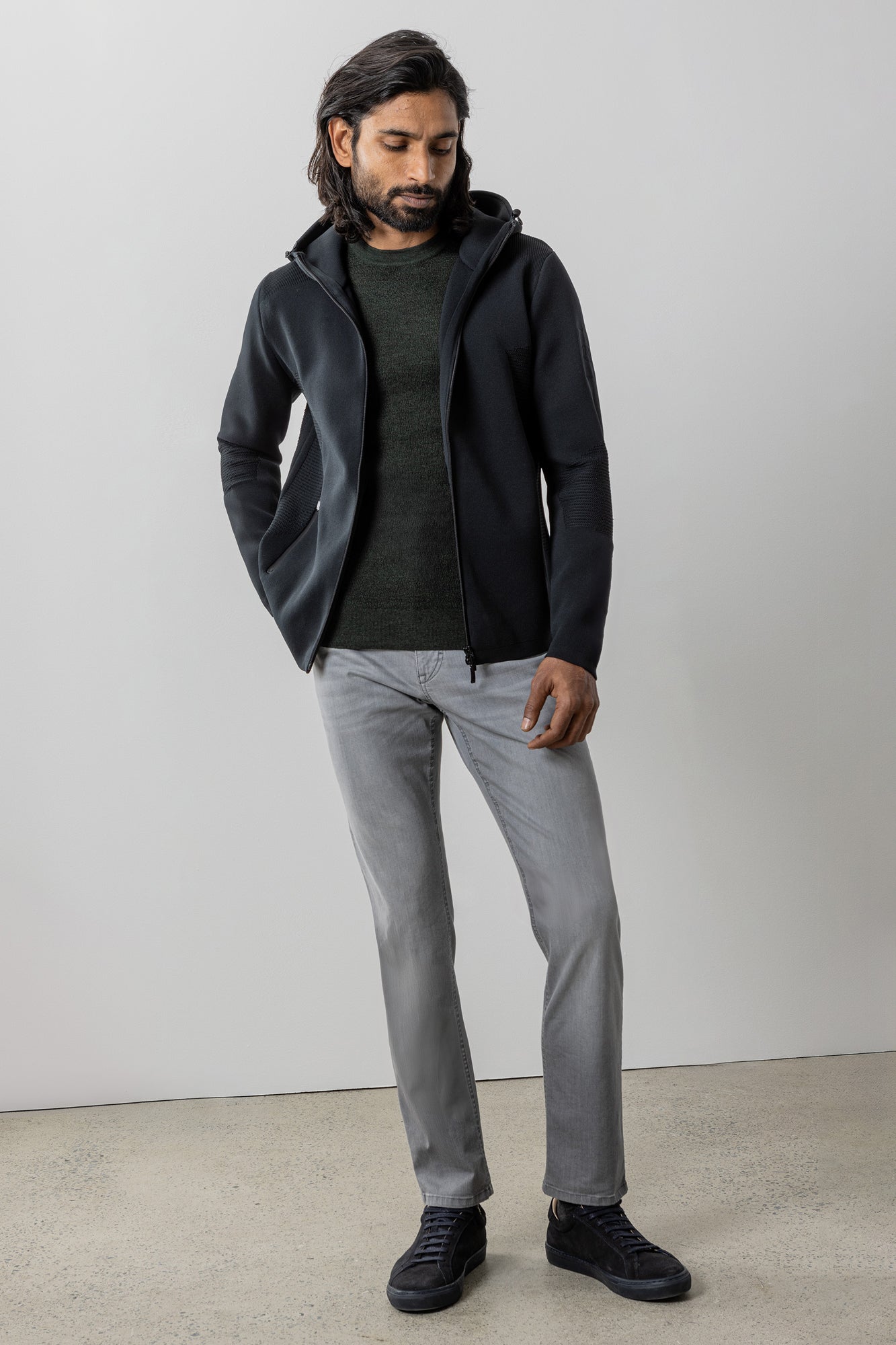 Veste pour homme par Robert Barakett | Epsilon RB41554 BLK | Machemise.ca, vêtements mode pour hommes