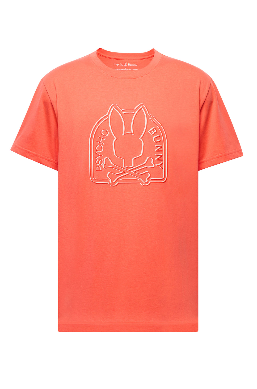 T-shirt pour homme par Psycho Bunny | B6U410F200 Corail Chaud | Machemise.ca, vêtements mode pour hommes