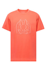 T-shirt pour homme par Psycho Bunny | B6U410F200 Corail Chaud | Machemise.ca, vêtements mode pour hommes