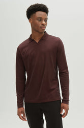 Polo col ouvert pour homme par Robert Barakett | Adison RB22141 PORT | Machemise.ca, vêtements mode pour hommes