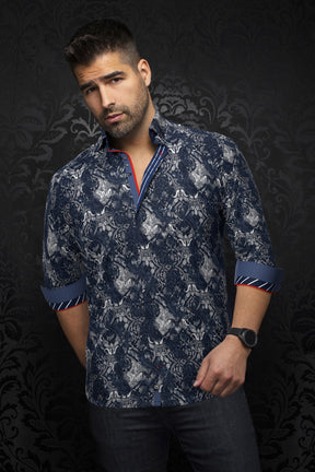 Chemise manches longues pour homme par Au Noir | MURATO Marine | Machemise.ca, inventaire complet de la marque Au Noir